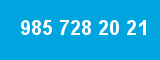 985 728 20 21 985 728 20 21